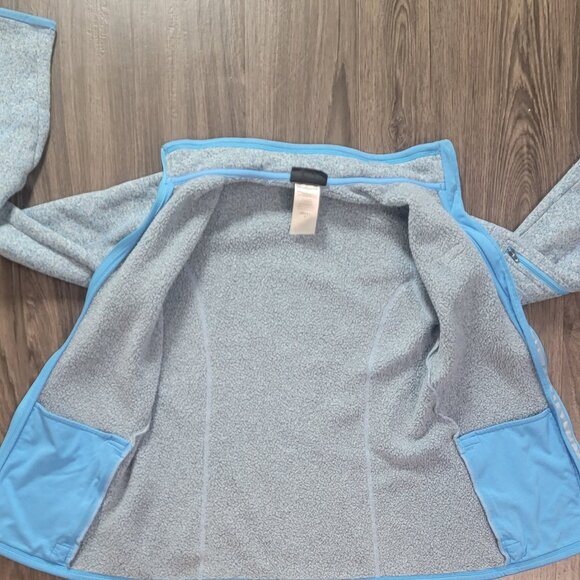 Patagonia Womens Quarter Zip Fleece Pullover Size M Blue - Picture 3 of 7